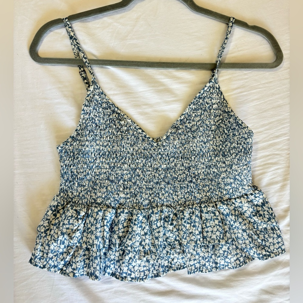 Billabong Crop Top, Peplum style, Never Worn, Size M - Picture 2 of 3